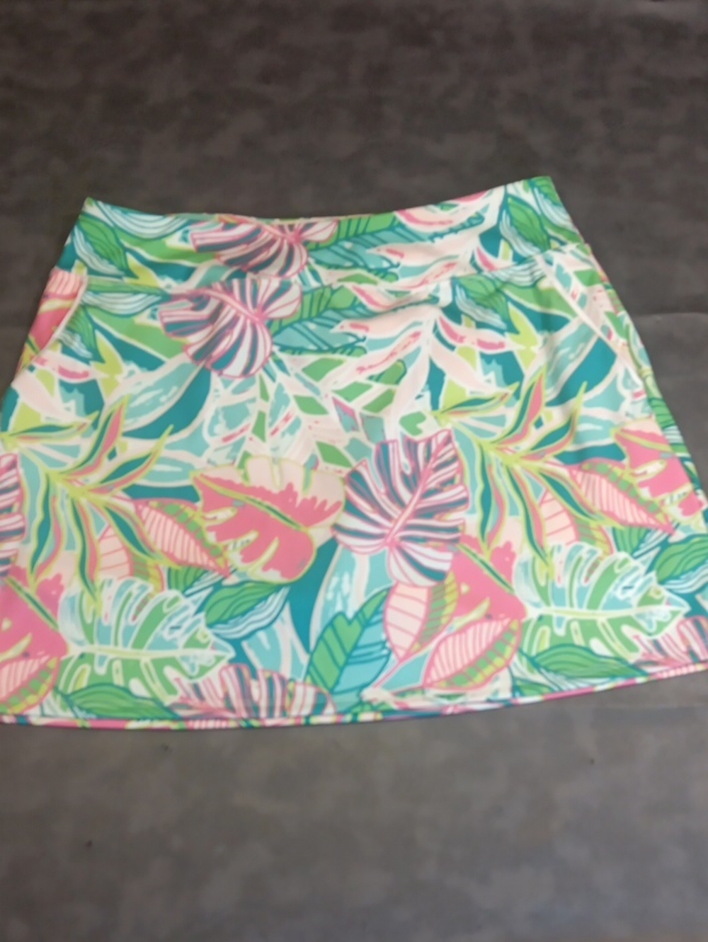 Sigrid Olsen Golf & Tennis 2-Pc Set Paloma Tropical Pink Green [Medium] EUC - Picture 10 of 14